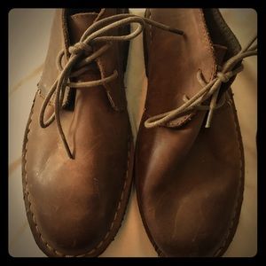 Tan Leather Desert Boots